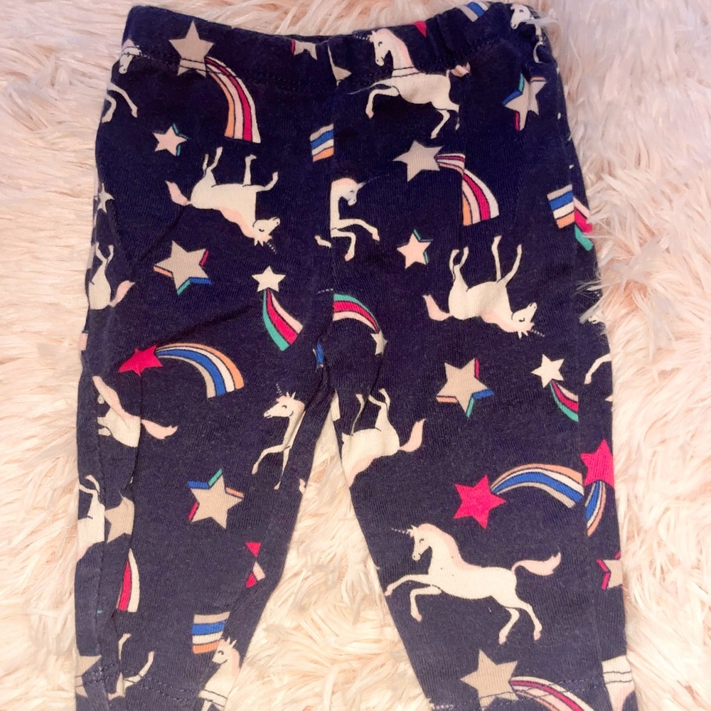 Baby girl unicorn pants